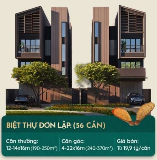 báo giá biệt thự đơn lập sycamore bình dương